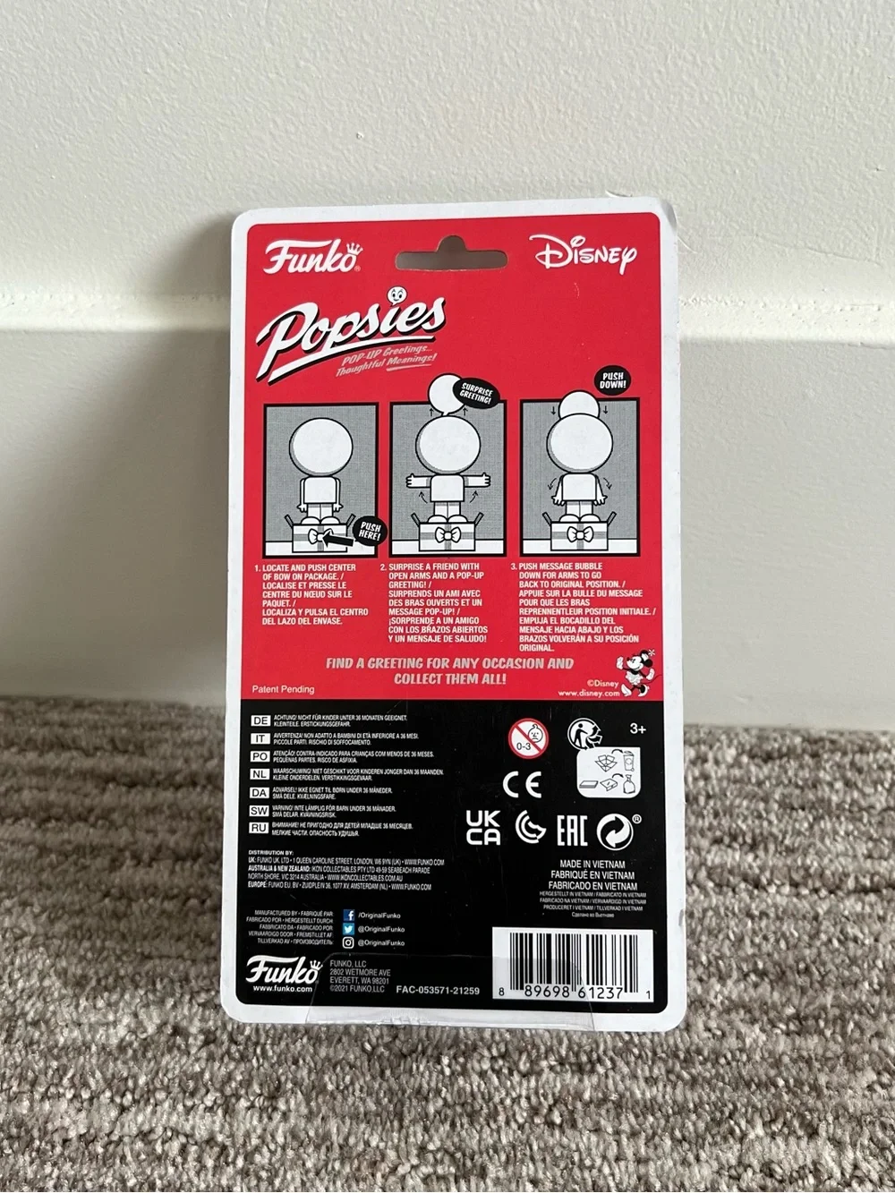 NWT Funko X Disney Popsies- Minnie Mouse